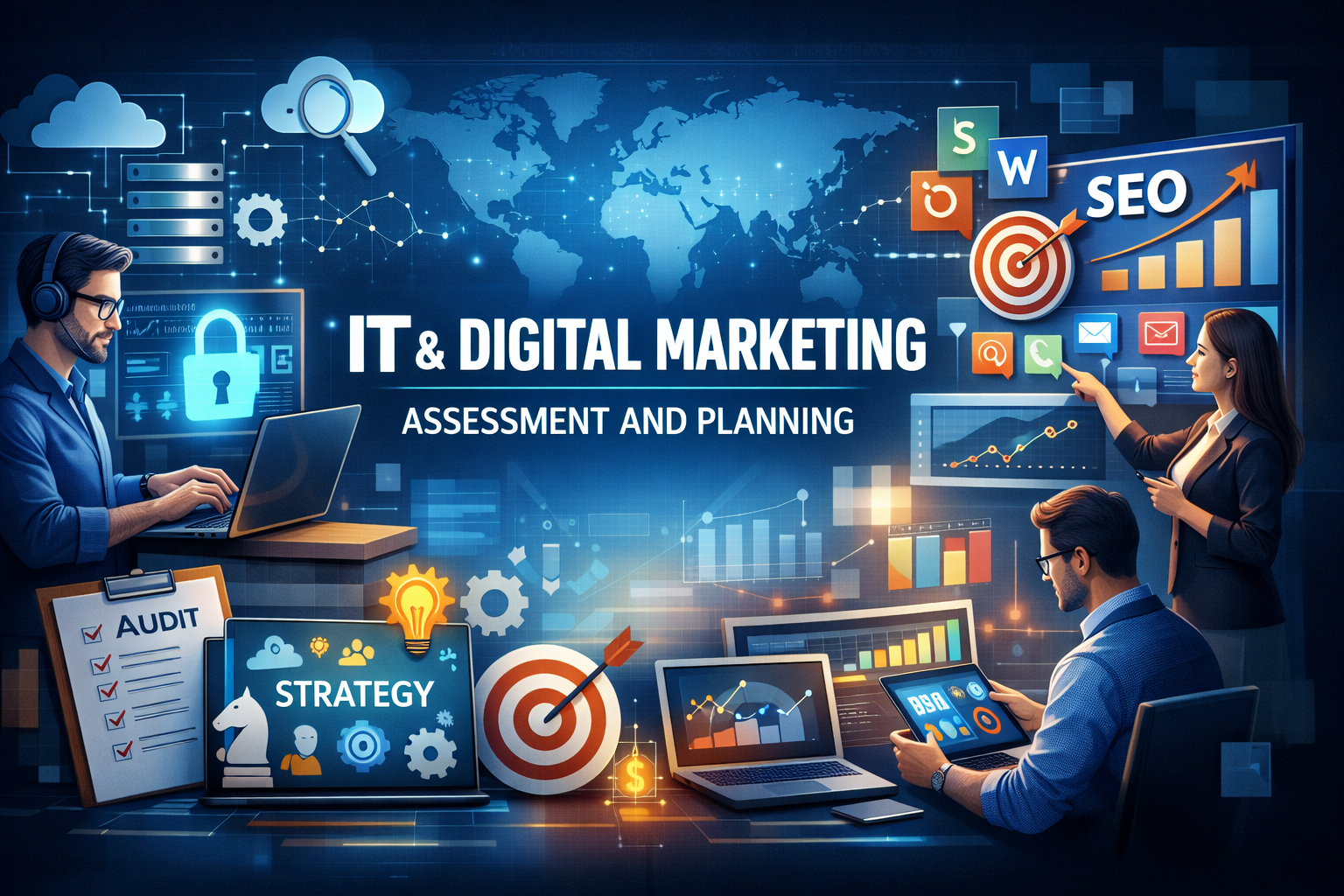 IT and Digital Marketing planning meeting